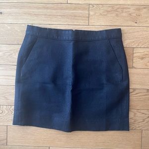Navy Blue JCrew Skirt
